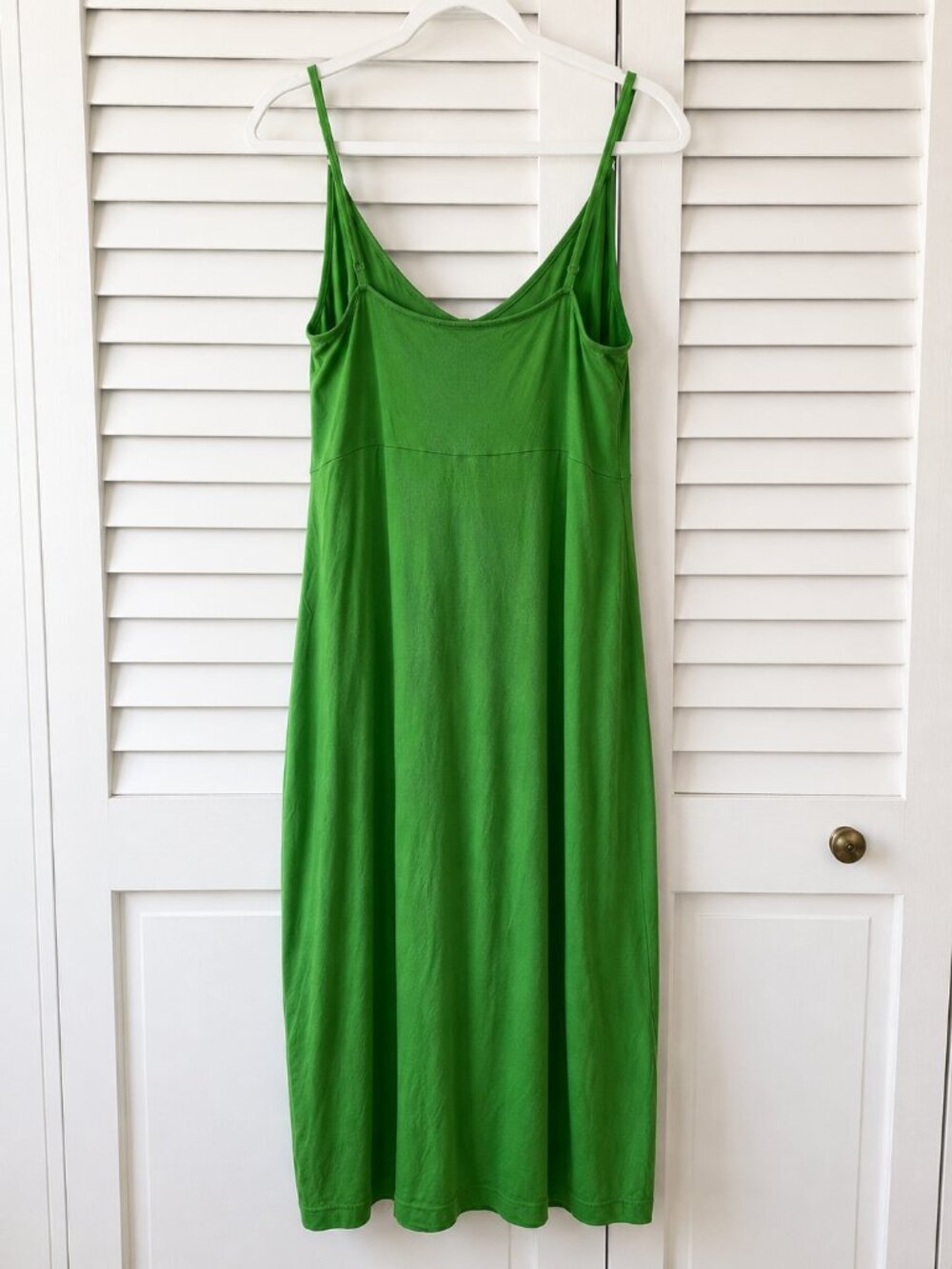 Boden Green Jersey Midi Dress 10P Faux Wrap Stretch Petite Wedding Guest - Picture 3 of 5